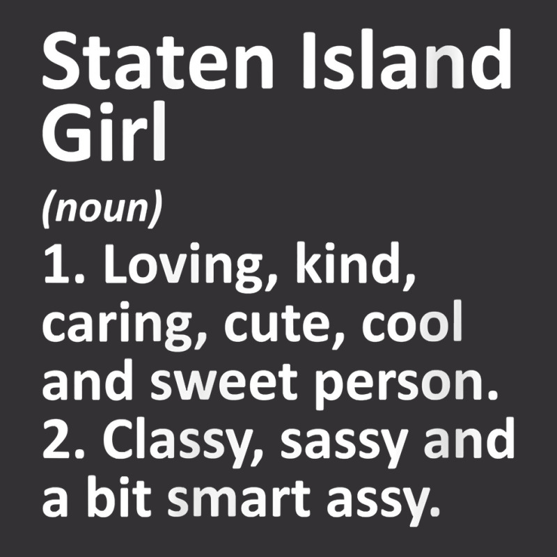 Womens Staten Island Ny New York Funny City Home Roots Girl Gift V Nec Vintage Short by erinlorrai | Artistshot