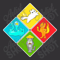 The Four Elements Of The Cat Vintage Hoodie And Short Set | Artistshot