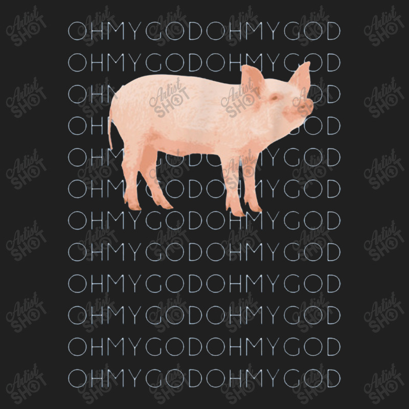 Oh My God Pig Drawstring Bags | Artistshot