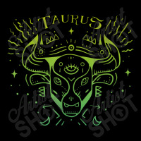 Taurus Zodiac Sign & Astrology Art Hand Drawn Green Taurus Long Sleeve Shirts | Artistshot