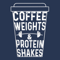 Coffee Weights & Protein Shakes Funny Lifting Tank Top Men Denim Jacket | Artistshot