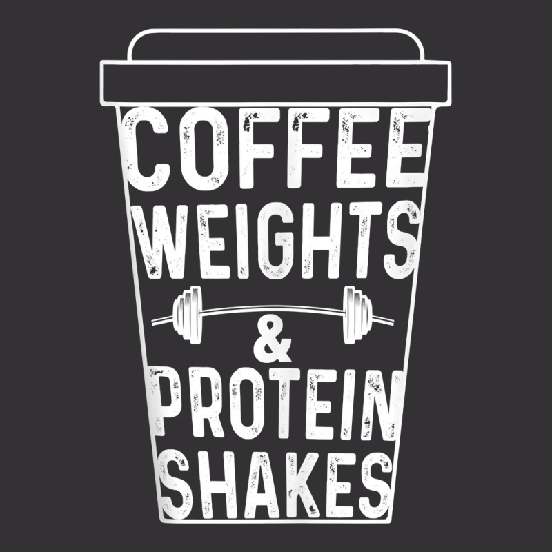 Coffee Weights & Protein Shakes Funny Lifting Tank Top Vintage Short | Artistshot