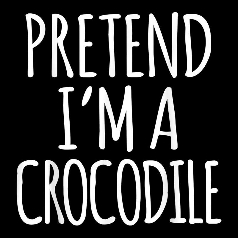 Funny Lazy Halloween Costume   Pretend Im A Crocodile Design T Shirt Lightweight Hoodie | Artistshot