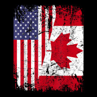 Canadian Roots  Half American Flag  Canada T Shirt Adjustable Cap | Artistshot