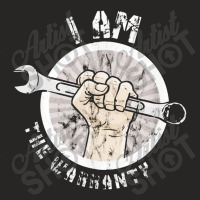 I Am The Warranty   Funny Mechanic Ladies Fitted T-shirt | Artistshot