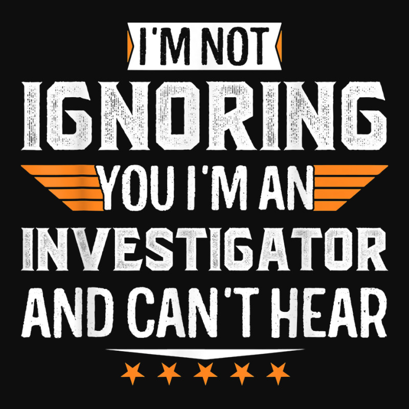 I’m An Investigator And Can’t Hear Dad Mom Christmas T Shirt Crop Top by vazwttopperve | Artistshot