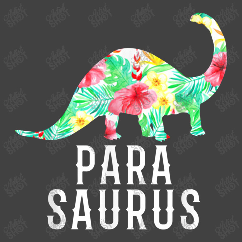 Parasaurus Paraprofessional Funny Dinosaur Floral Vintage T-shirt | Artistshot