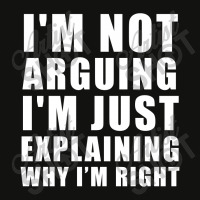 I'm Not Arguing I'm Just Explaining Scorecard Crop Tee | Artistshot