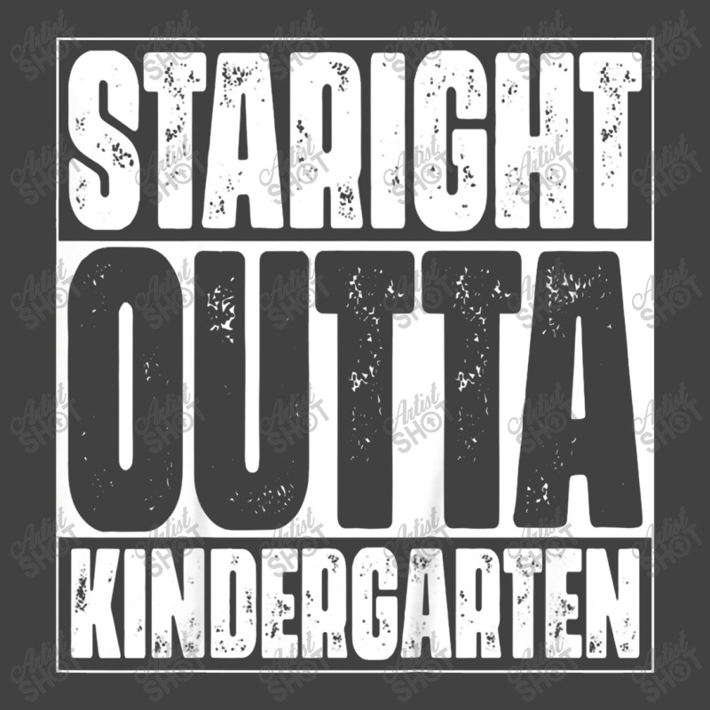 Kids Straight Outta Kindergarten Funny First Day Of School Vintage T-shirt | Artistshot