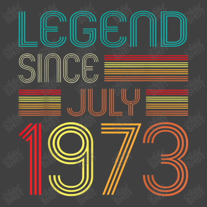 Legend Since July 1973 49 Years Old Vintage 49th Birthday Vintage T-shirt | Artistshot