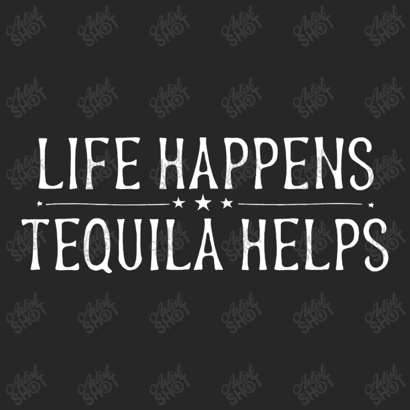 Life Happens Tequila Helps Funny Tequila Drinking Women Gift Men's T-shirt Pajama Set | Artistshot