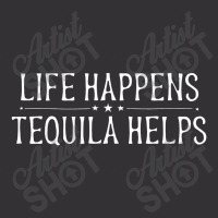 Life Happens Tequila Helps Funny Tequila Drinking Women Gift Vintage Short | Artistshot