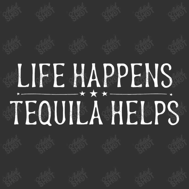 Life Happens Tequila Helps Funny Tequila Drinking Women Gift Vintage Short | Artistshot