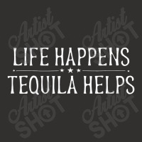 Life Happens Tequila Helps Funny Tequila Drinking Women Gift Champion Hoodie | Artistshot