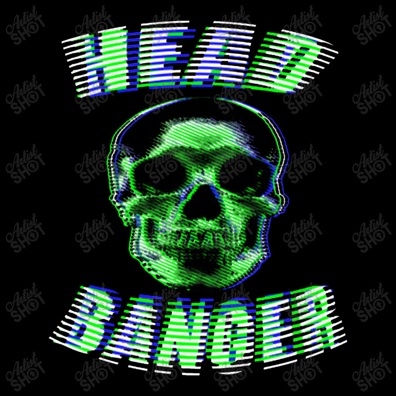 Skull Headbanger V-neck Tee | Artistshot