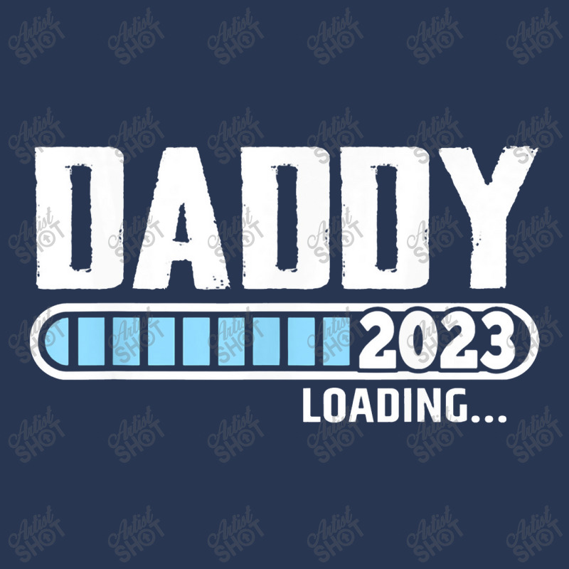 Mens New Dad 1st Time Dad Est 2023 Promoted To Daddy 2023 Father Men Denim Jacket | Artistshot