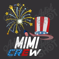 Mimi Crew 4th Of July Patriotic American Family Matching Vintage Hoodie | Artistshot