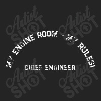 My Engine Room My Rules Shirt On Back Ships Chief Engineer 3/4 Sleeve Shirt | Artistshot