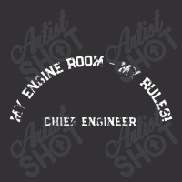 My Engine Room My Rules Shirt On Back Ships Chief Engineer Vintage Short | Artistshot