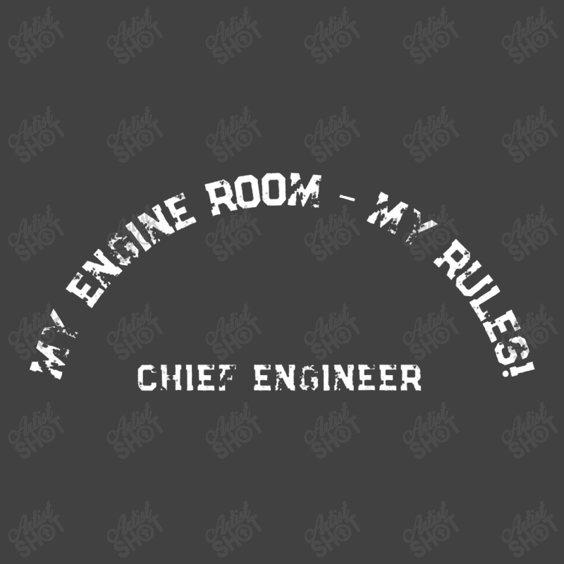 My Engine Room My Rules Shirt On Back Ships Chief Engineer Vintage T-shirt | Artistshot