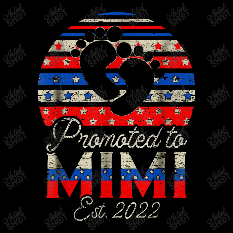 Promoted To Mimi 2022 New Mimi Gifts Usa Flag Pocket T-shirt | Artistshot