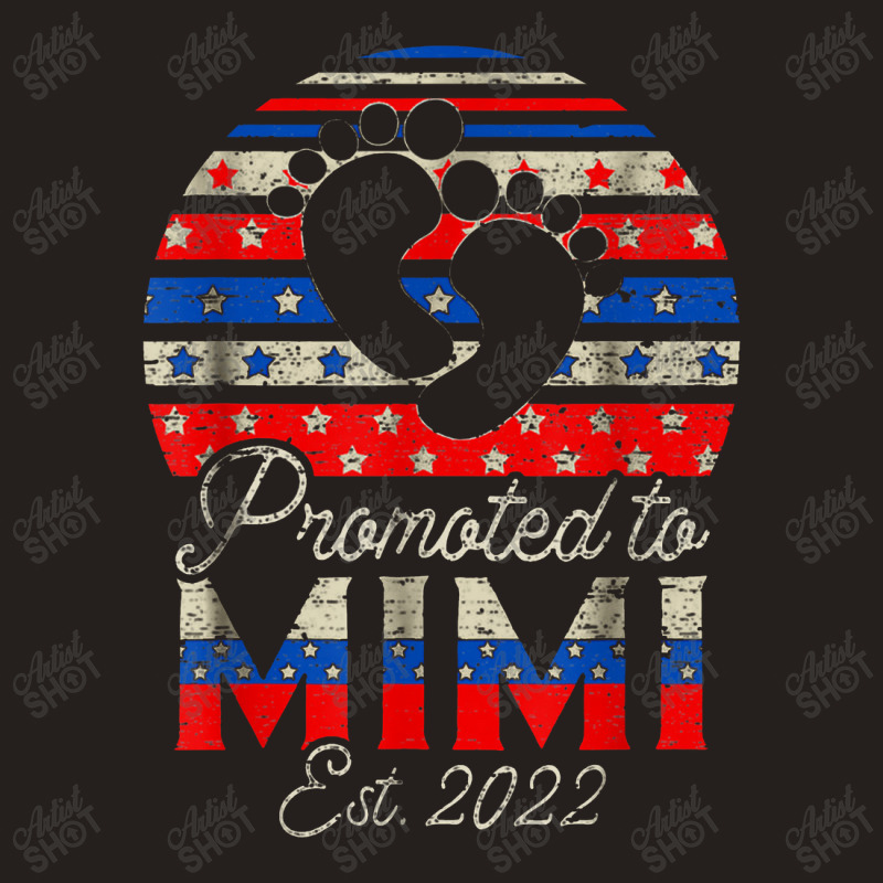 Promoted To Mimi 2022 New Mimi Gifts Usa Flag Tank Top | Artistshot