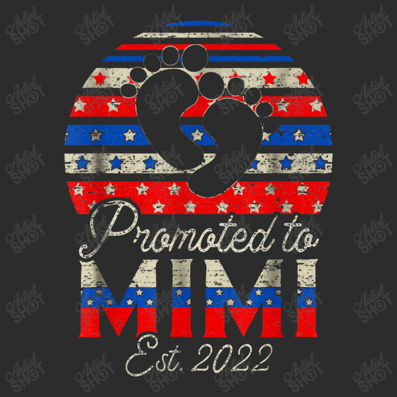 Promoted To Mimi 2022 New Mimi Gifts Usa Flag Exclusive T-shirt | Artistshot