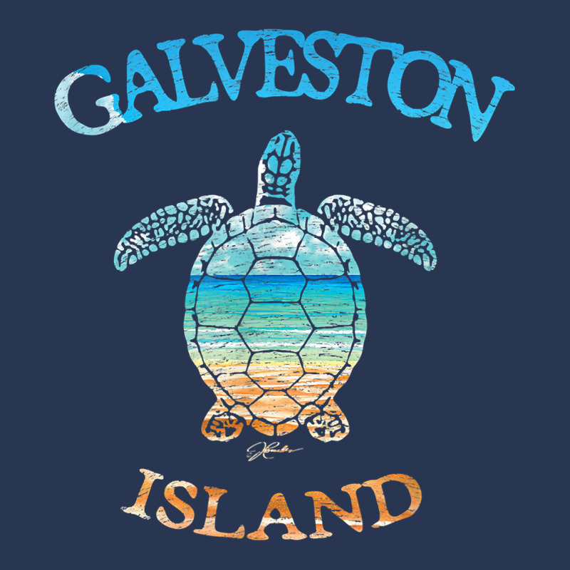 Jcombs Galveston Island, Tx, Sea Turtle And Beach T Shirt Men Denim Jacket by abdurrehmancappucci | Artistshot