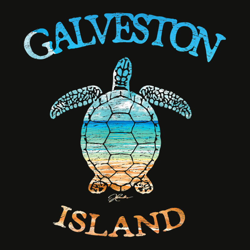 Jcombs Galveston Island, Tx, Sea Turtle And Beach T Shirt Scorecard Crop Tee by abdurrehmancappucci | Artistshot