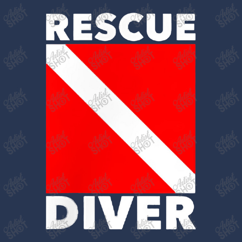 Scuba Divers Certified Rescue Diver Men Denim Jacket | Artistshot