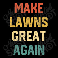 Vintage Make Lawns Great Again Shirt Lawn Mowing Dad V-neck Tee | Artistshot