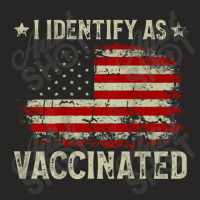 I Identify As Vaccinated American Flag Vaccinated Ladies Fitted T-shirt | Artistshot