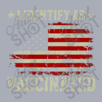 I Identify As Vaccinated American Flag Vaccinated Tank Dress | Artistshot