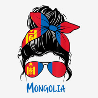 Mongolian Girl Mongolia Girl Mongol Woman Flag T Shirt Scorecard Crop Tee | Artistshot