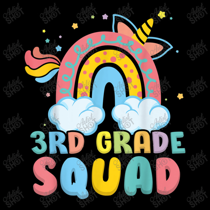 Rainbow Unicorn 3rd Grade Squad Pocket T-shirt | Artistshot