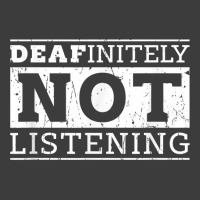 Deafinitely Not Listening   Disability T Shirt Men's Polo Shirt | Artistshot