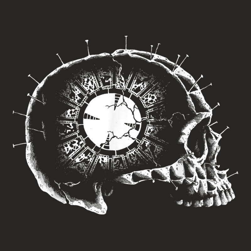 Lament Configuration Skull Pinhead Hellraiser T Shirt Ladies Fitted T-Shirt by johnjosephmenk | Artistshot