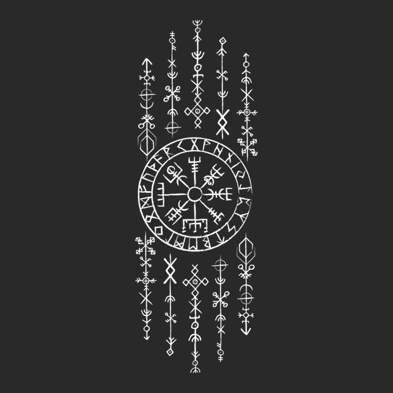 Magical Norse Mythology   Vegvísir Vikings Myth T Shirt Printed hat by waltervanderwilt1 | Artistshot