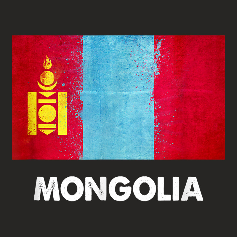 Mongolia Flag Shirt  Mongolian T Shirt Ladies Fitted T-Shirt by rainandehay | Artistshot