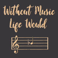 Without Music Life Would B Flat Musical Notes Pun T Shirt Ladies Curvy T-shirt | Artistshot