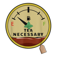 Tea Necessary, Beer Label Fuel Gauge, Tank Display Tea T Shirt Maternity Scoop Neck T-shirt | Artistshot