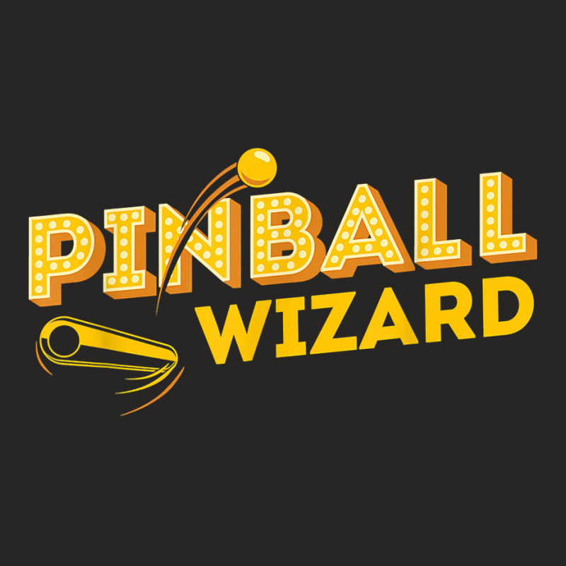 Pinball Wizard   Retro Vintage Multiball Pinball Arcade Game T Shirt Ladies Fitted T-Shirt by copedoire | Artistshot