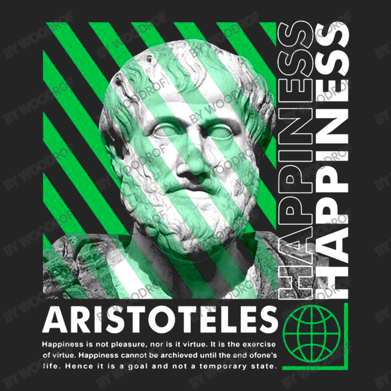 Aristoteles Happiness 3/4 Sleeve Shirt | Artistshot