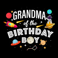 Grandma Of The Birthday Boy Astronaut Space Theme Park T Shirt Men's Long Sleeve Pajama Set | Artistshot