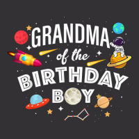 Grandma Of The Birthday Boy Astronaut Space Theme Park T Shirt Vintage Hoodie And Short Set | Artistshot