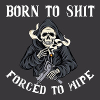 Born To Shit Forced To Wipe   Born 2 Shit Forced 2 Wipe T Shirt Ladies Curvy T-shirt | Artistshot