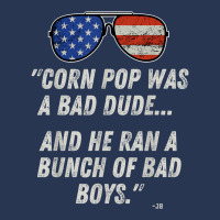 Corn Pop Was A Bad Dude   Funny Joe Biden Parody T Shirt Men Denim Jacket | Artistshot