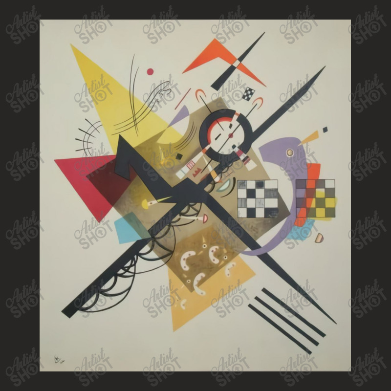 Wassily Kandinsky Composition, 1922 Ladies Fitted T-shirt | Artistshot