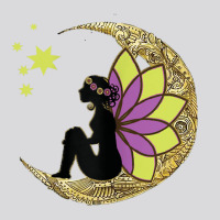 Womens Stargazing Fairy Lotus Flower Moon T Shirt Women's Triblend Scoop T-shirt | Artistshot