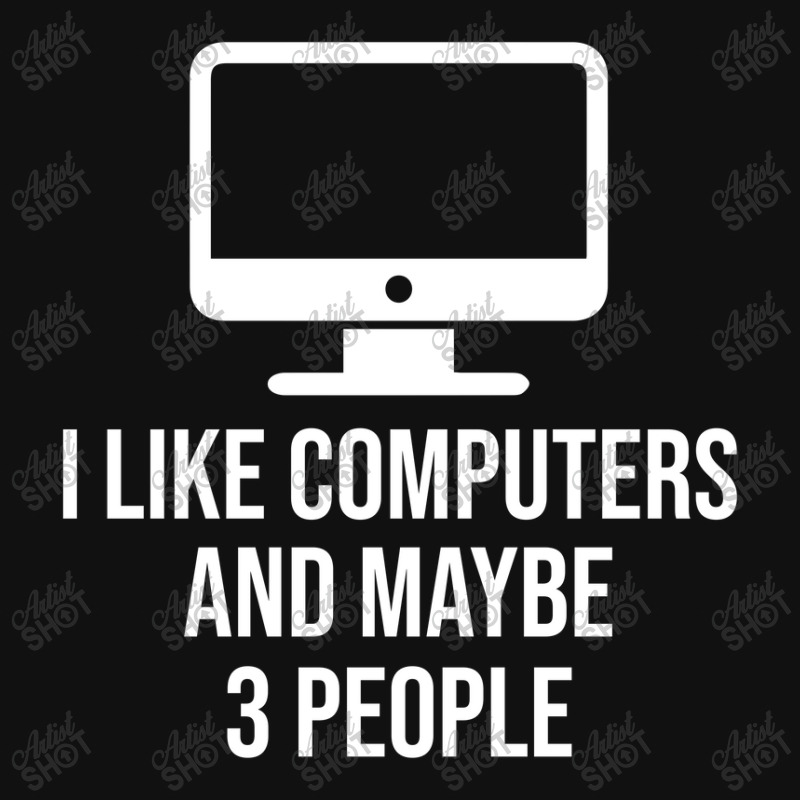 I Like Computers And Maybe 3 People Baby Beanies by thebestisback | Artistshot